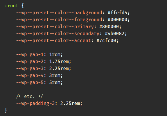 Standardized Design Tokens and CSS for a consistent, customizable, and interoperable WordPress future
